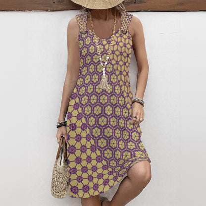 CornFlower - Hoop Suspeder Dress