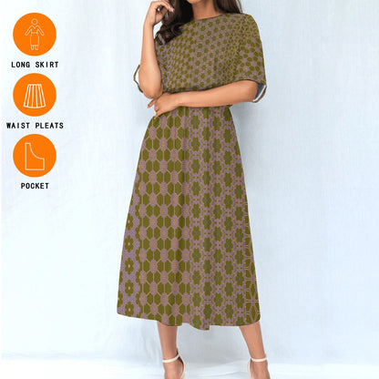 DesertSage - Knee Length Dress