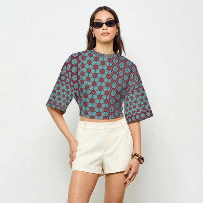 SultryCyan - Casual Crop Top