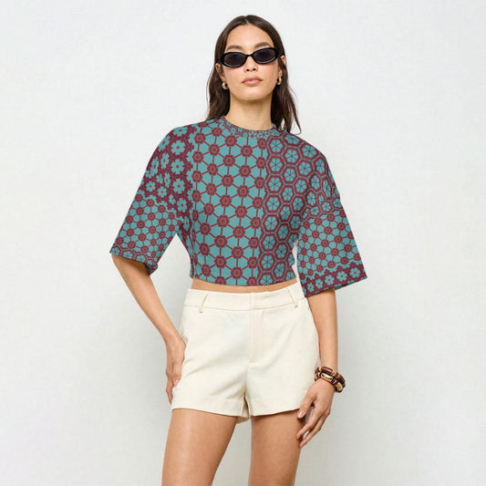 SultryCyan - Casual Crop Top