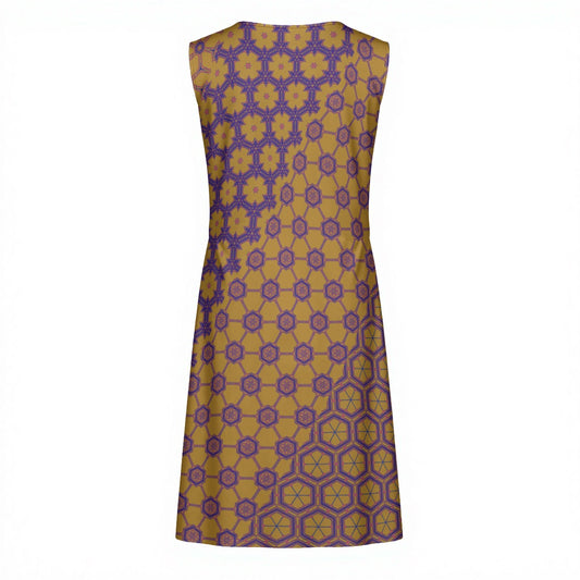 GoldenDharma - Hoop Suspeder Dress