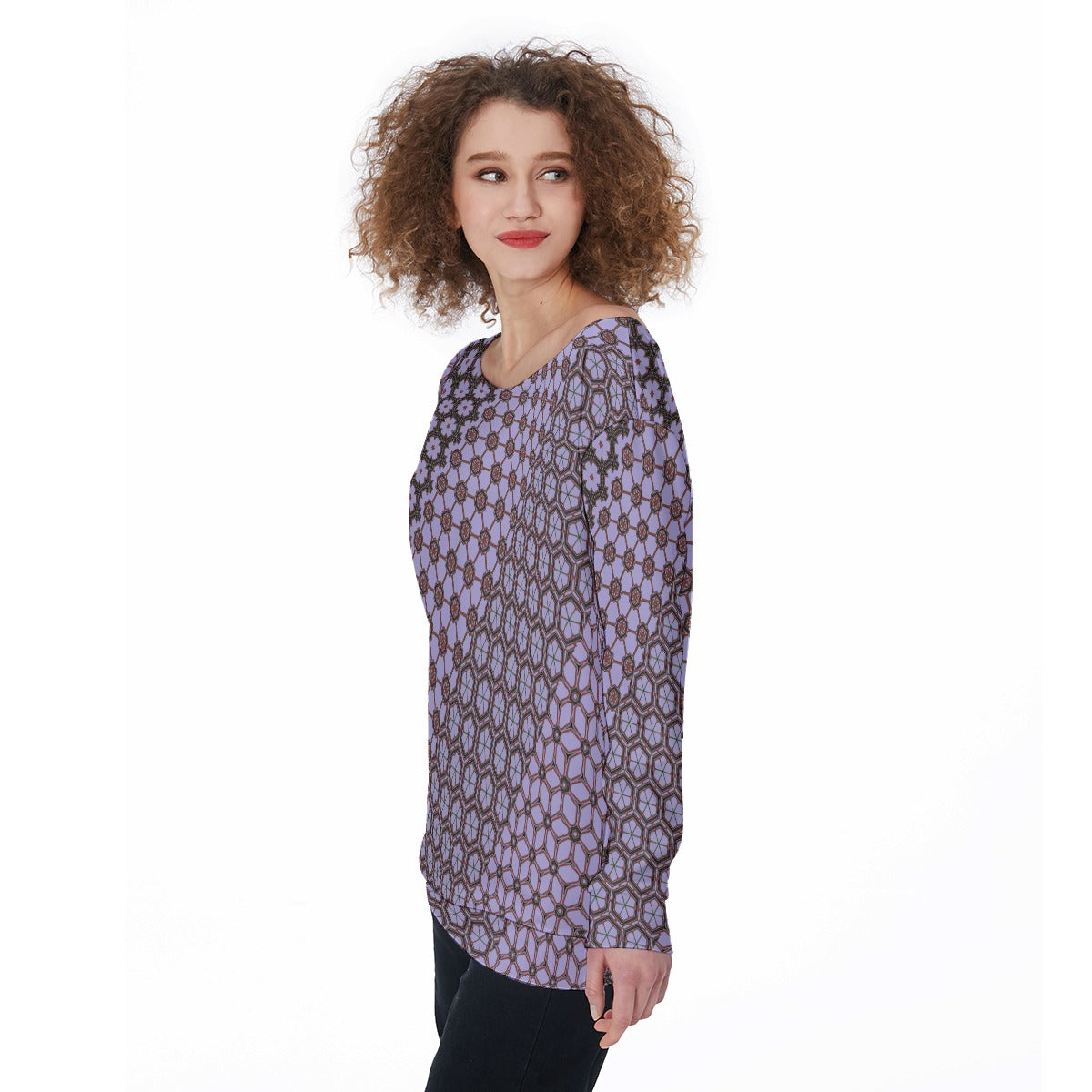 DaysOfLavender - Off Shoulder Ssweatshirt