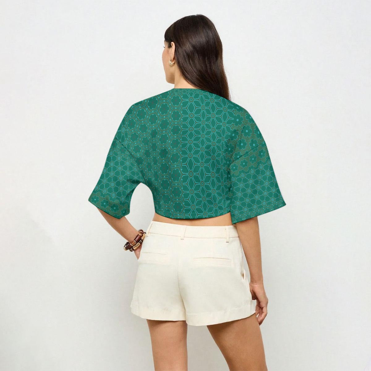 DivineCoral - Casual Crop Top