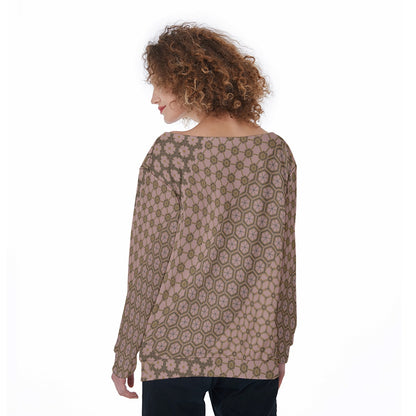 PalePink - Off Shoulder Ssweatshirt