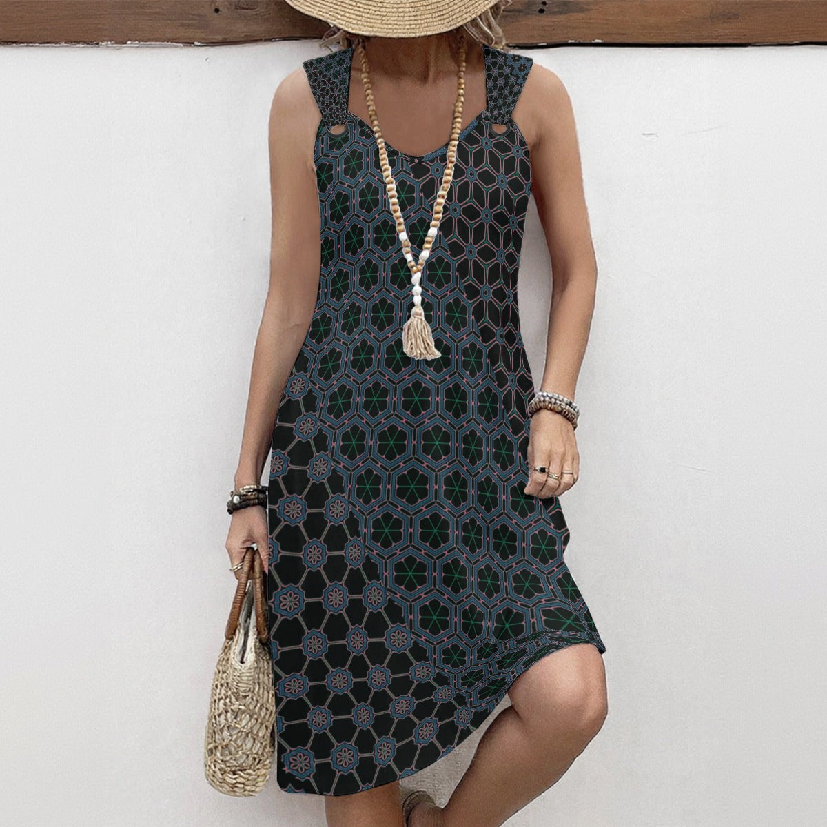 Celestial - Hoop Suspeder Dress